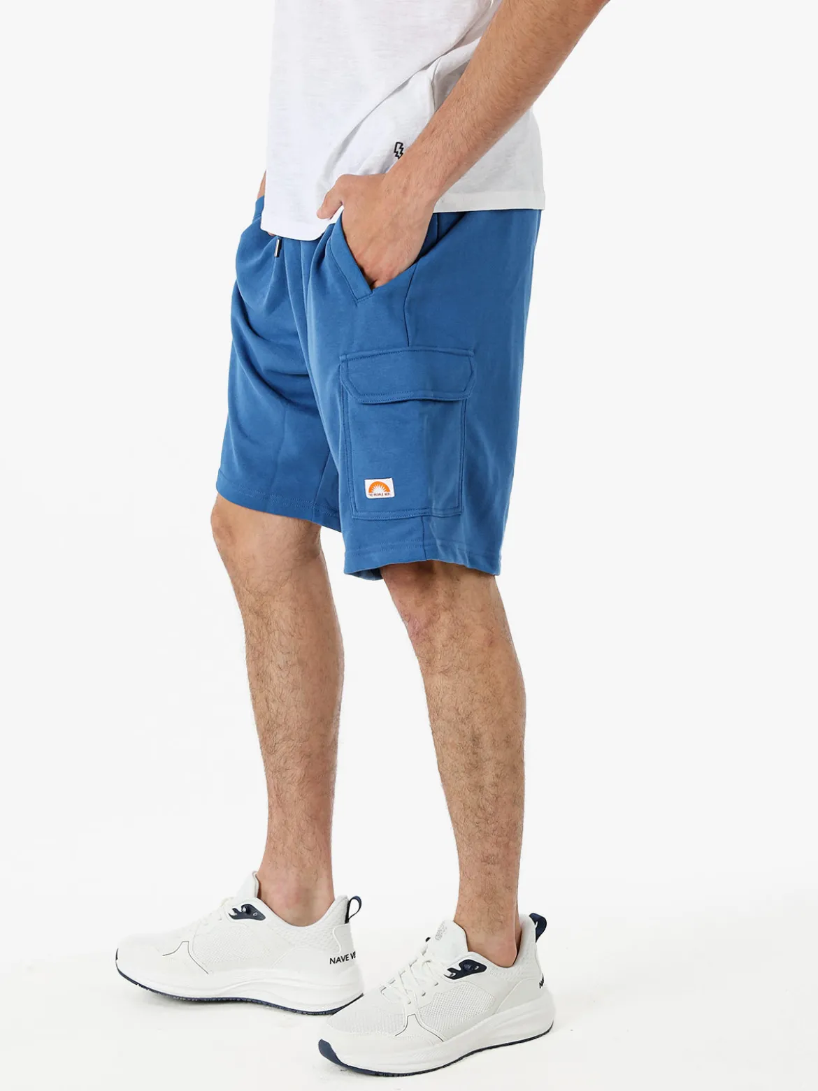 The People Rep Bermuda cargo da uomo con coulisse - blu