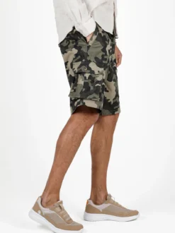 The People Rep Bermuda uomo militare con tasconi laterali