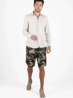 The People Rep Bermuda uomo militare con tasconi laterali