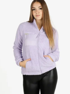 The People Rep Felpa teddy da donna con cerniera