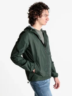 The People Rep Giacca a vento da uomo con cappuccio e zip
