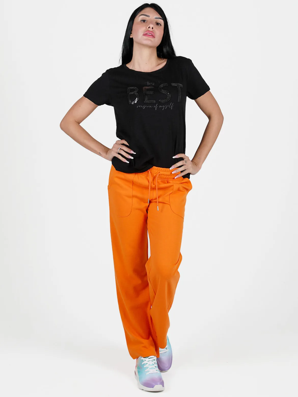 The People Rep Pantaloni tuta da donna a gamba larga