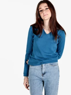 The People Rep Pullover donna in maglia scollo V