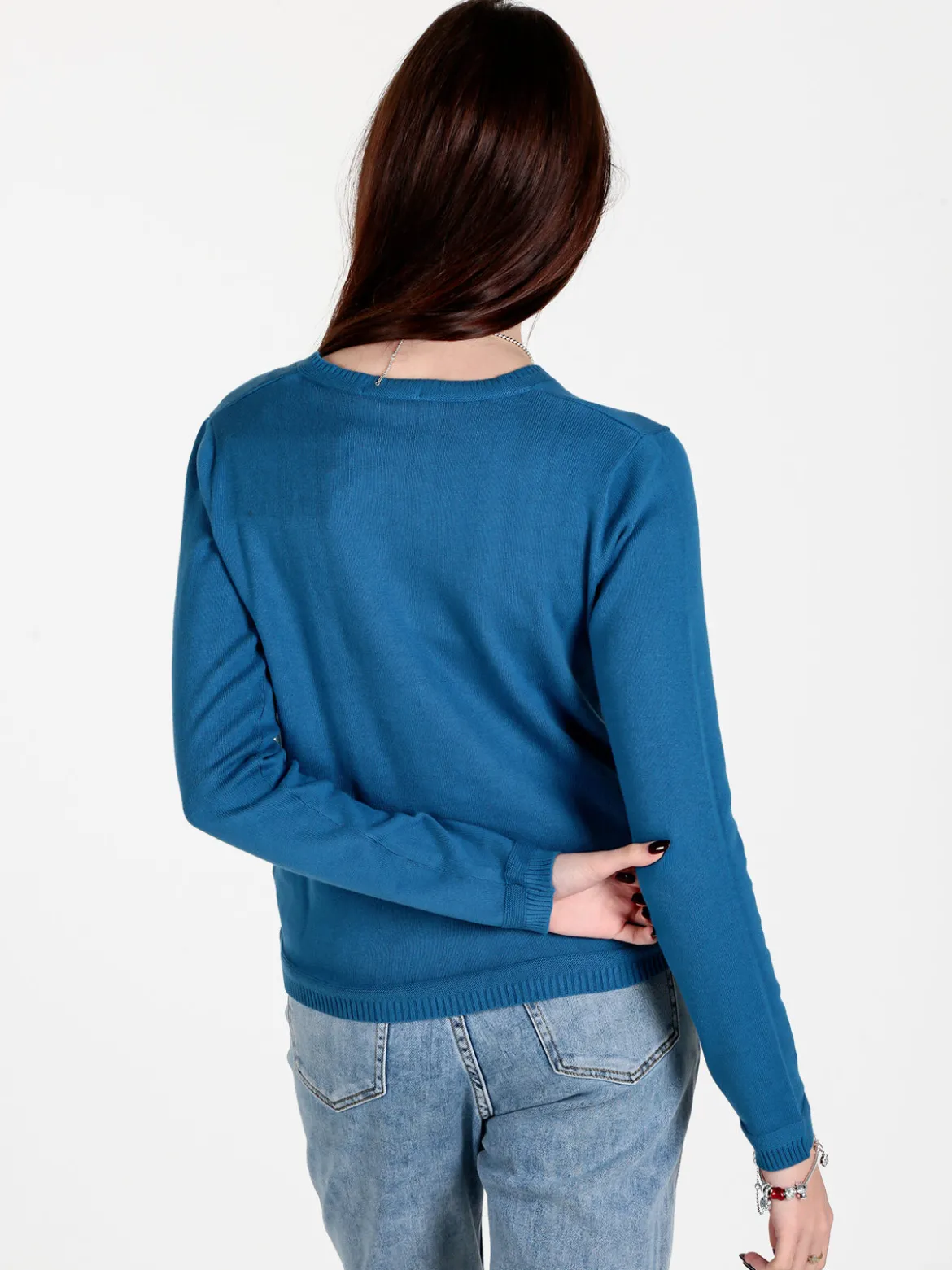 The People Rep Pullover donna in maglia scollo V