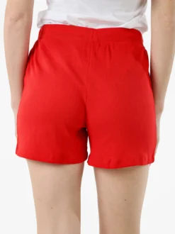 The People Rep Shorts sportivi da donna a costine con coulisse - rosso
