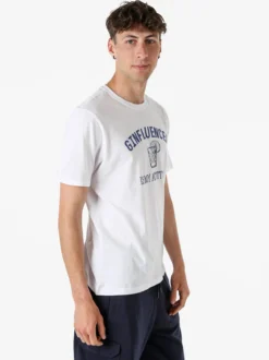 The People Rep T-shirt da uomo in cotone con stampa divertente - bianco