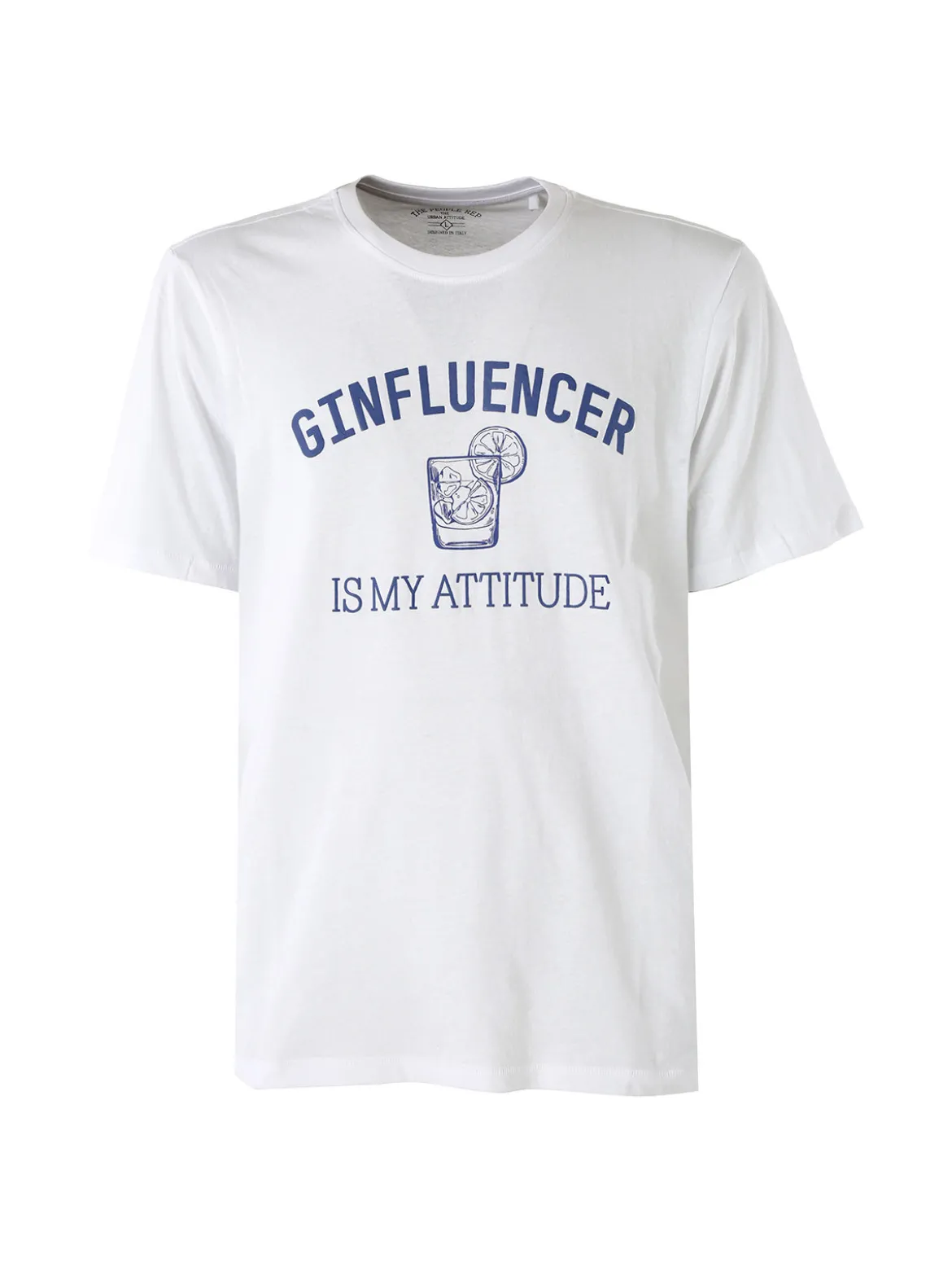 The People Rep T-shirt da uomo in cotone con stampa divertente - bianco