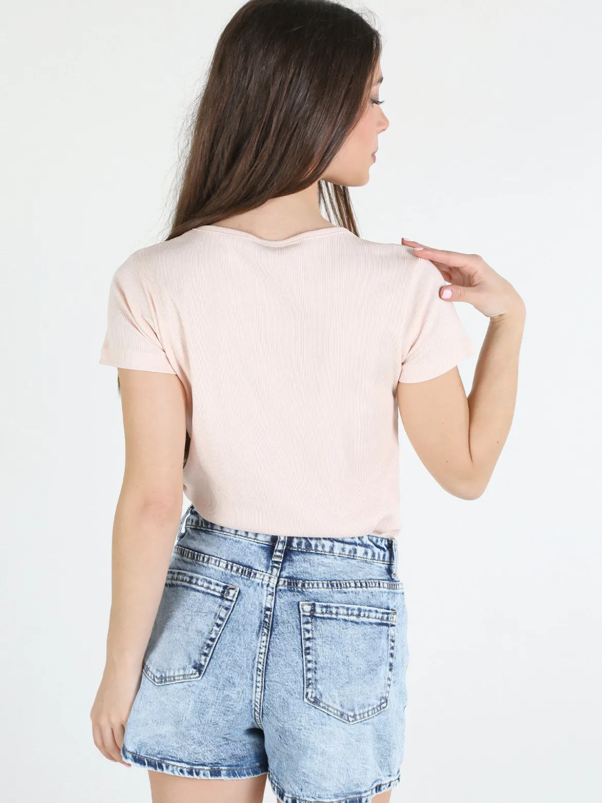 The People Rep T-shirt donna in cotone a costine