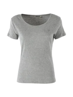 The People Rep T-shirt donna in cotone a costine - grigio