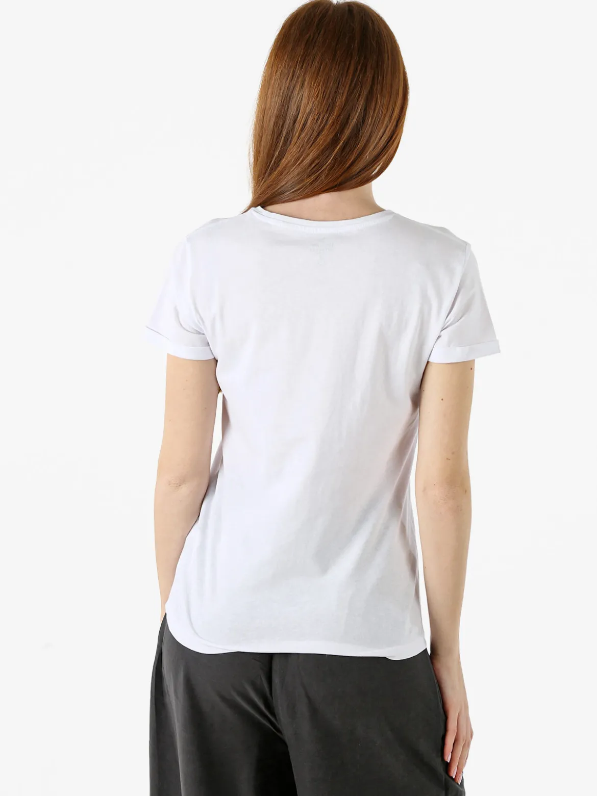 The People Rep T-shirt donna in cotone con stampa - bianco