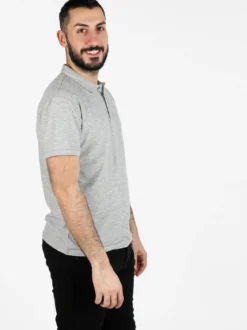 Tmk Polo da uomo in cotone a maniche corte