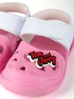 Tom And Jerry Sandali da bambina in gomma con cinturino a strappo