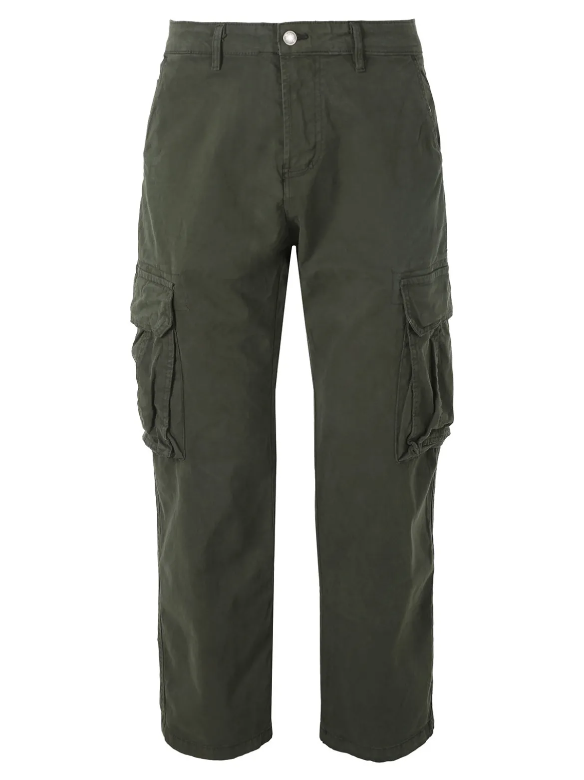 Tony Backer Pantaloni cargo da uomo a gamba dritta - militare