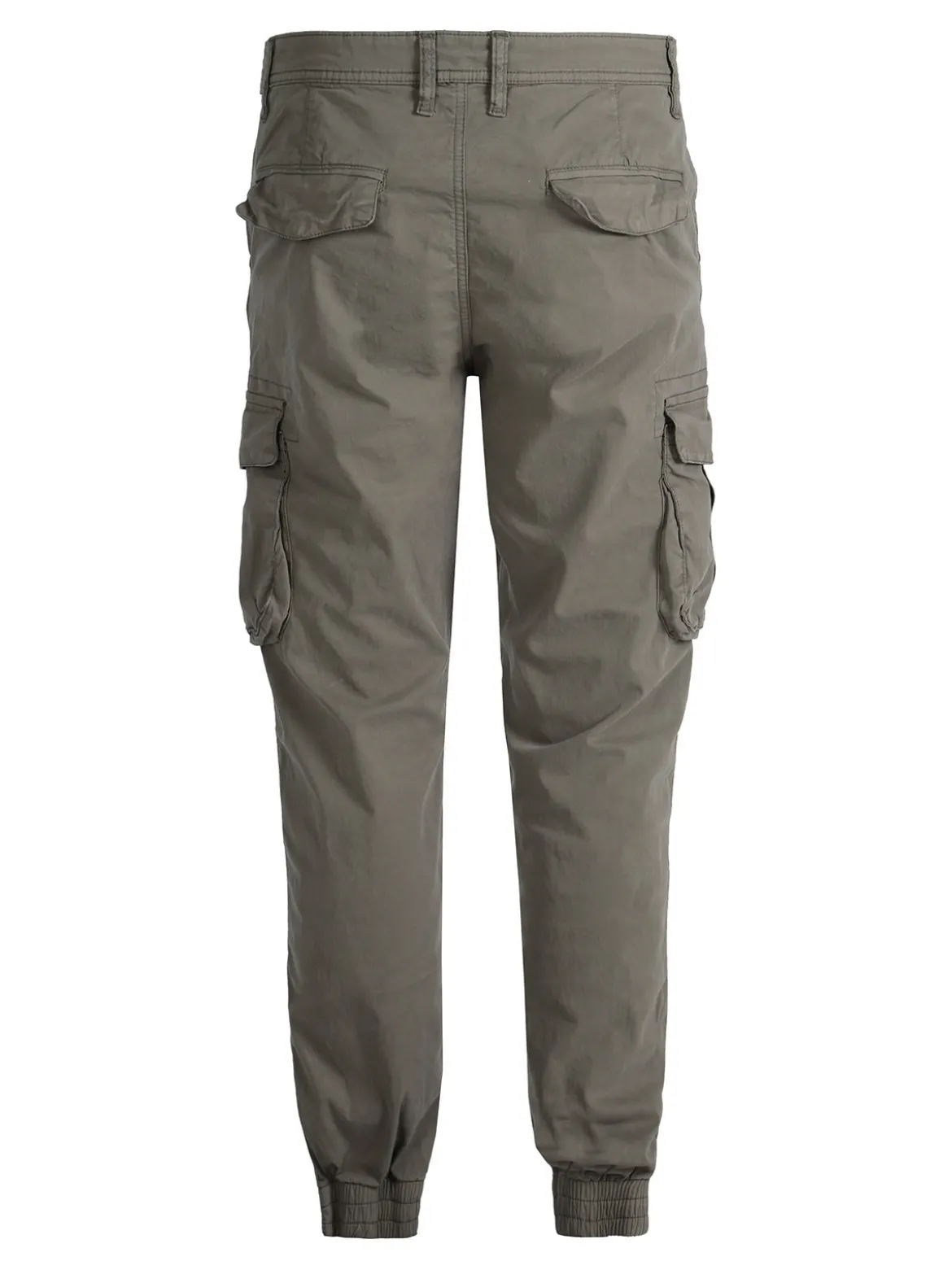 Tony Backer Pantaloni cargo da uomo in cotone con polsini