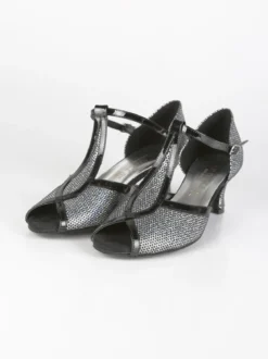 Top Dance Shoes Scarpe da ballo donna argentate