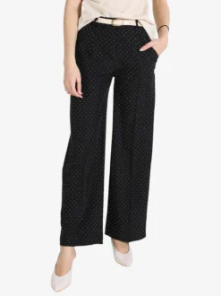 Top Trendy Pantaloni donna a gamba larga con strass