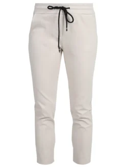 Top Trendy Pantaloni donna jogger con coulisse - beige