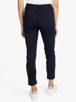 Top Trendy Pantaloni donna jogger con coulisse - blu scuro