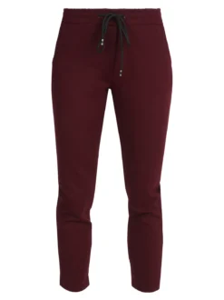 Top Trendy Pantaloni donna jogger con coulisse - bordeaux