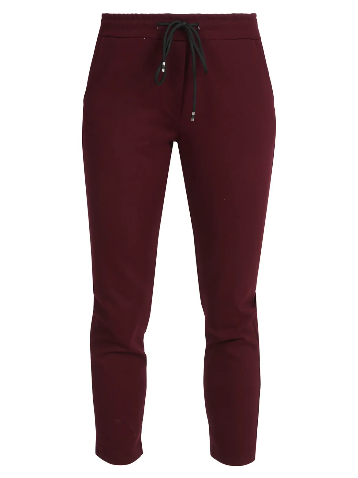 Top Trendy Pantaloni donna jogger con coulisse - bordeaux