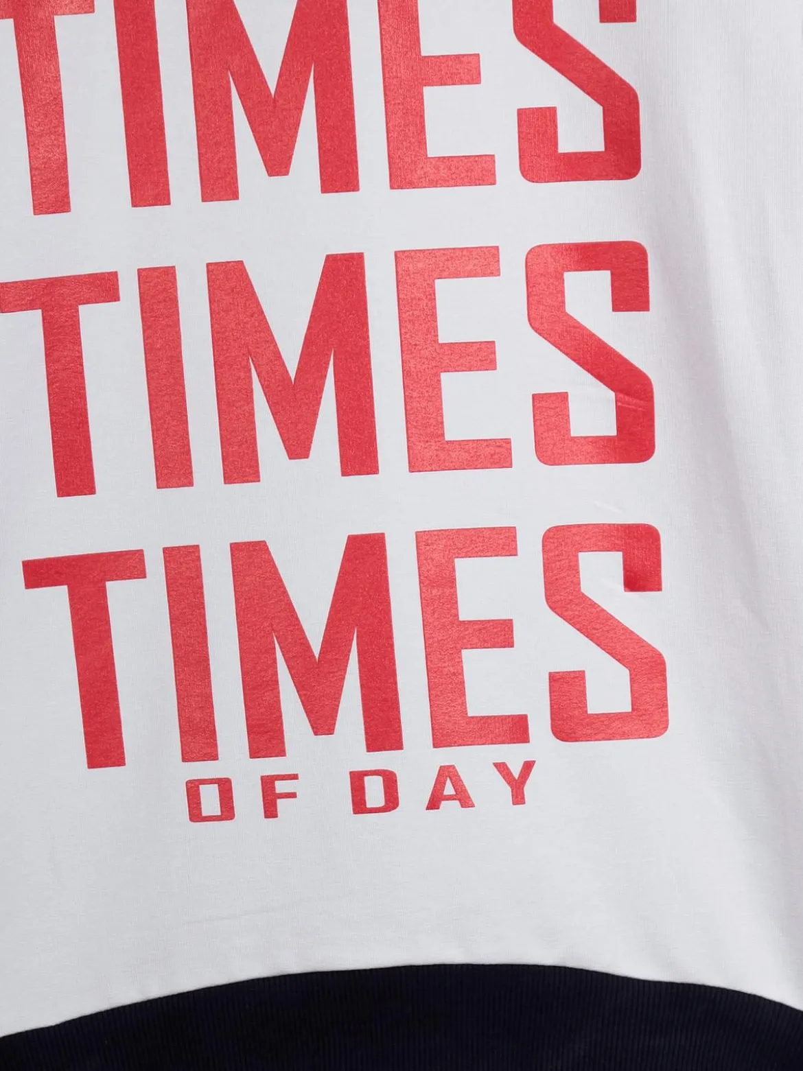 Trend 24 Maxi felpa con stampa scritte