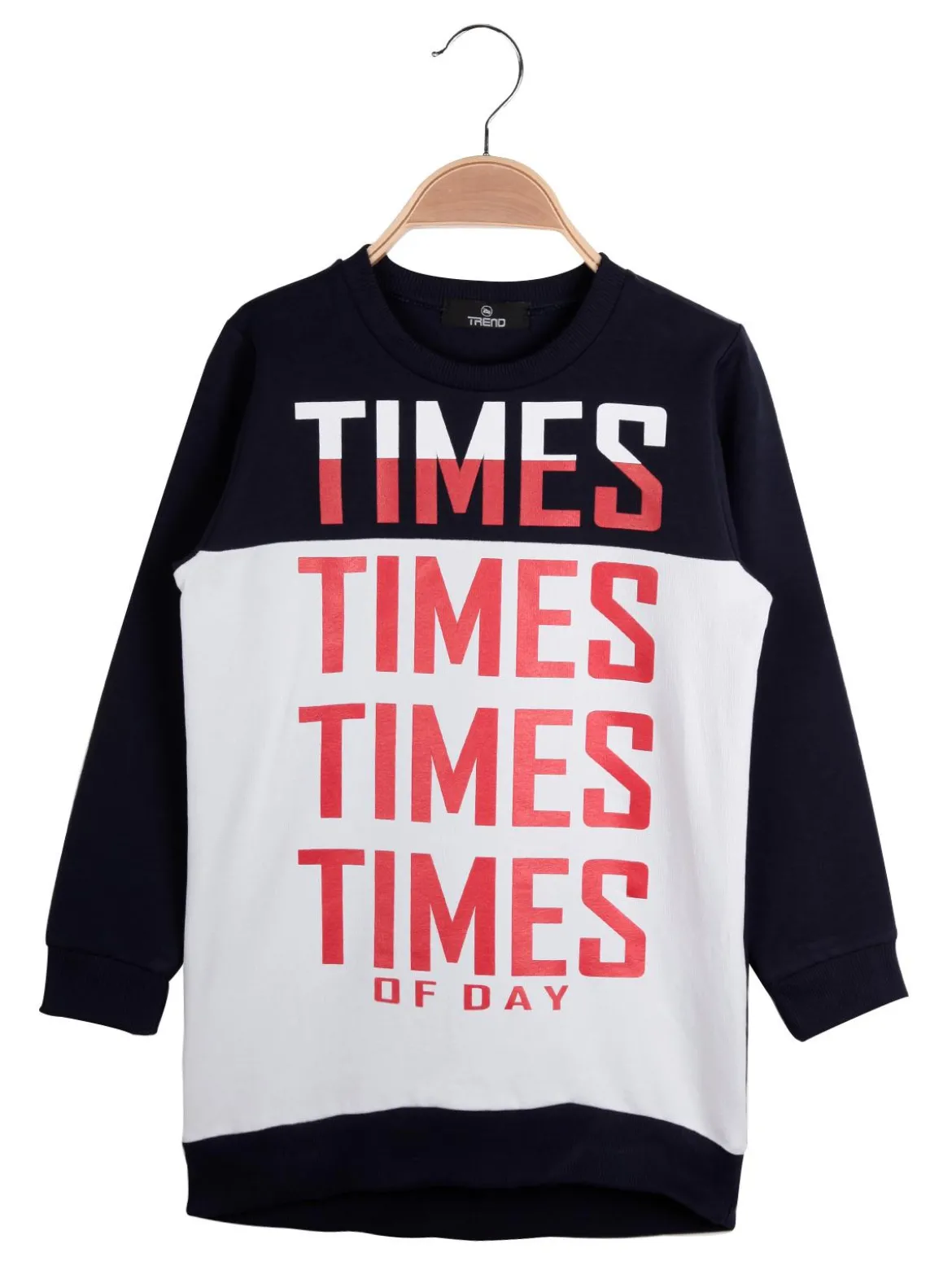 Trend 24 Maxi felpa con stampa scritte