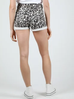 Trendy.Ing Shorts donna maculati con risvolto