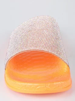 Trendy Too Ciabatte fluo con strass