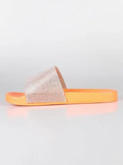 Trendy Too Ciabatte fluo con strass