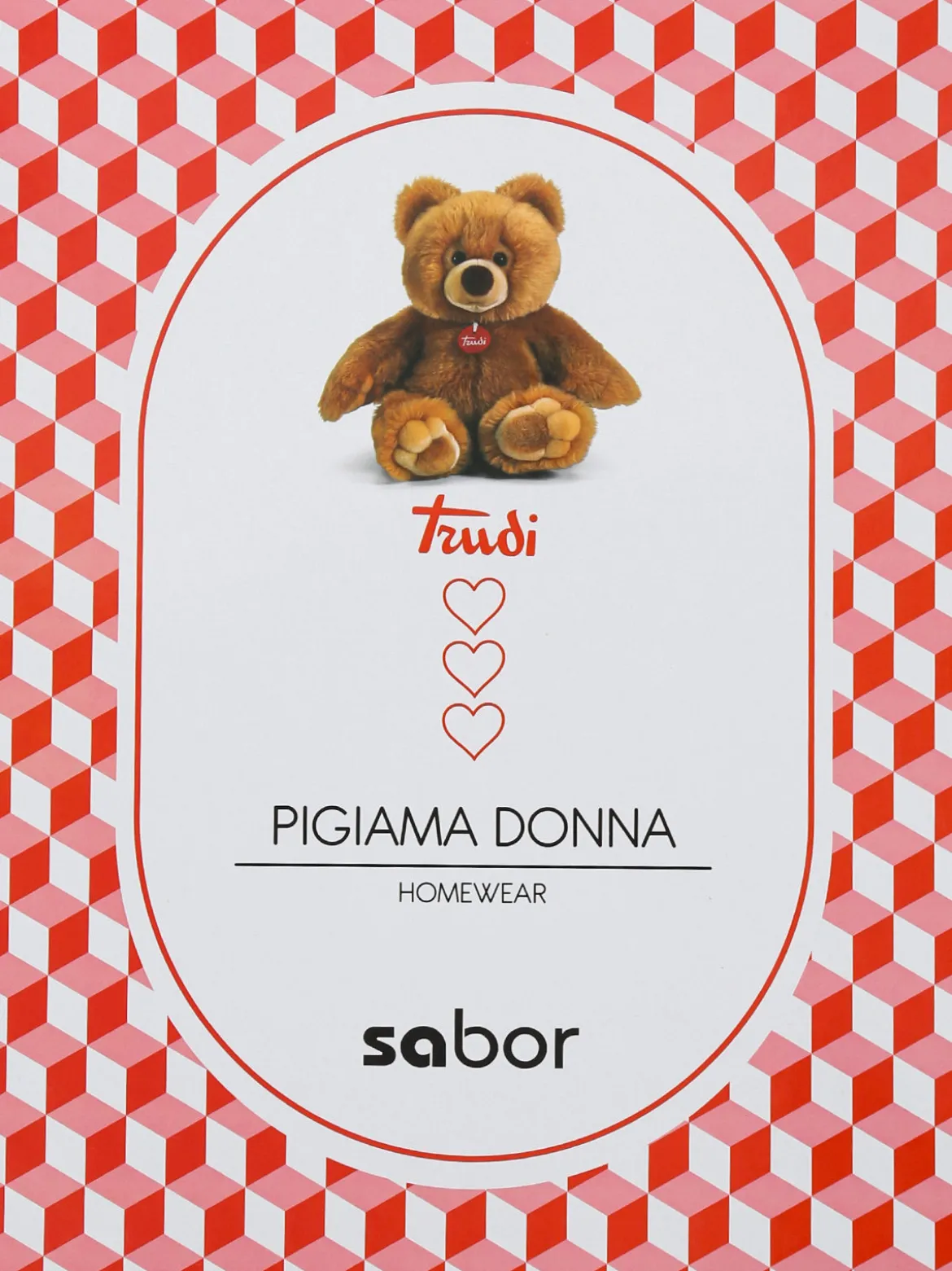 Trudi Pigiama donna a maniche corte con pinocchietto in cotone - grigio chiaro