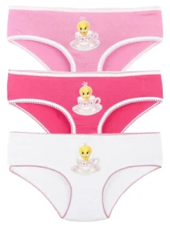Tweety Tris slip bambina in cotone