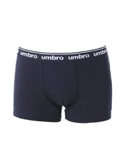 Umbro Boxer da uomo in cotone elasticizzato - blu scuro