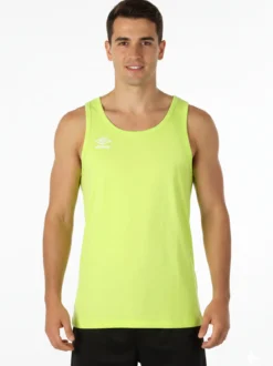 Umbro Canotta girocollo da uomo in cotone con logo - mela