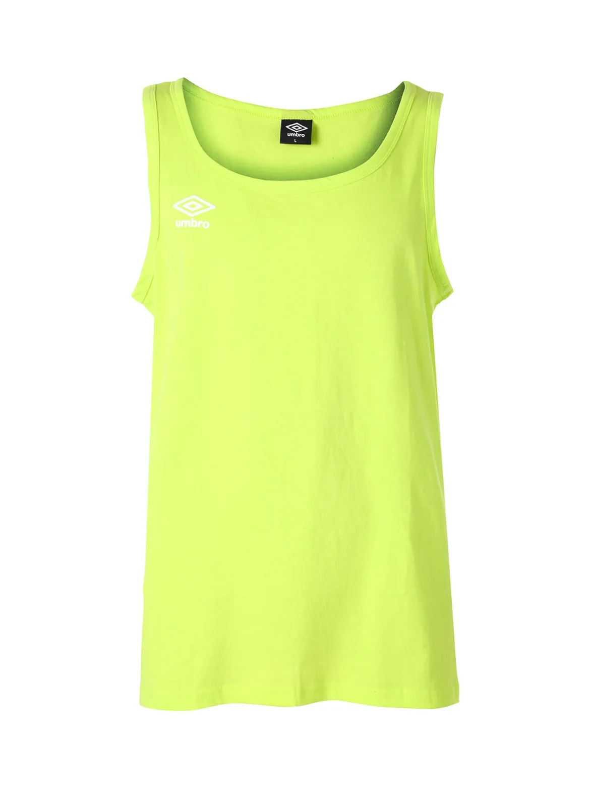 Umbro Canotta girocollo da uomo in cotone con logo - mela