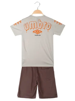 Umbro Completo corto da ragazzo in cotone con t-shirt e bermuda