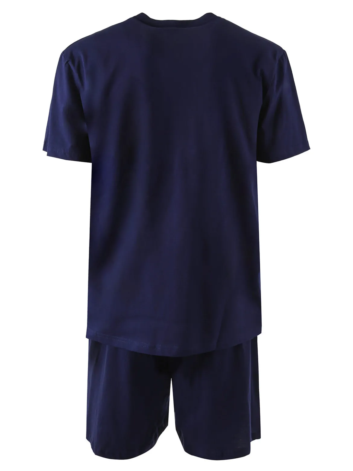 Umbro Completo corto da uomo 2 pezzi in cotone con logo - blu scuro