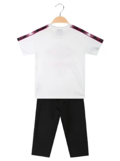 Umbro Completo 2 pezzi in cotone da ragazza con t-shirt e leggins