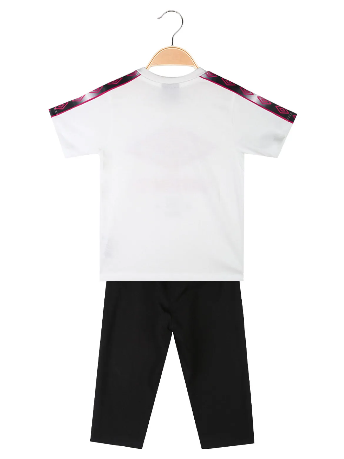 Umbro Completo 2 pezzi in cotone da ragazza con t-shirt e leggins