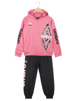 Umbro Completo tuta da bambina con cappuccio