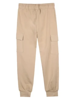 Umbro Completo tuta 2 pezzi da bambino full zip con pantaloni cargo - beige