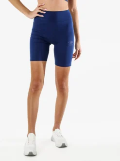 Umbro Shorts sportivi da donna in cotone elastico - blu