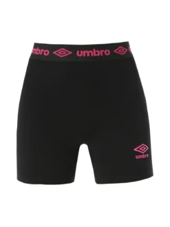 Umbro Shorts sportivi da donna in cotone elastico - fucsia