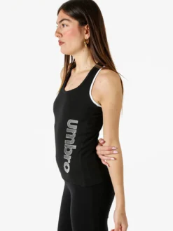 Umbro Top donna vogatore in cotone elasticizzato - bianco