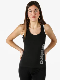 Umbro Top donna vogatore in cotone elasticizzato - bianco