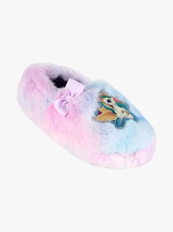 Unicorn Pantofole chiuse pelose da bimba