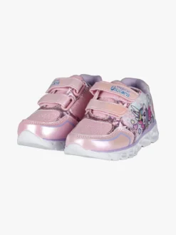 Unicorn Sneakers da bambina con luci e chiusura a strappo
