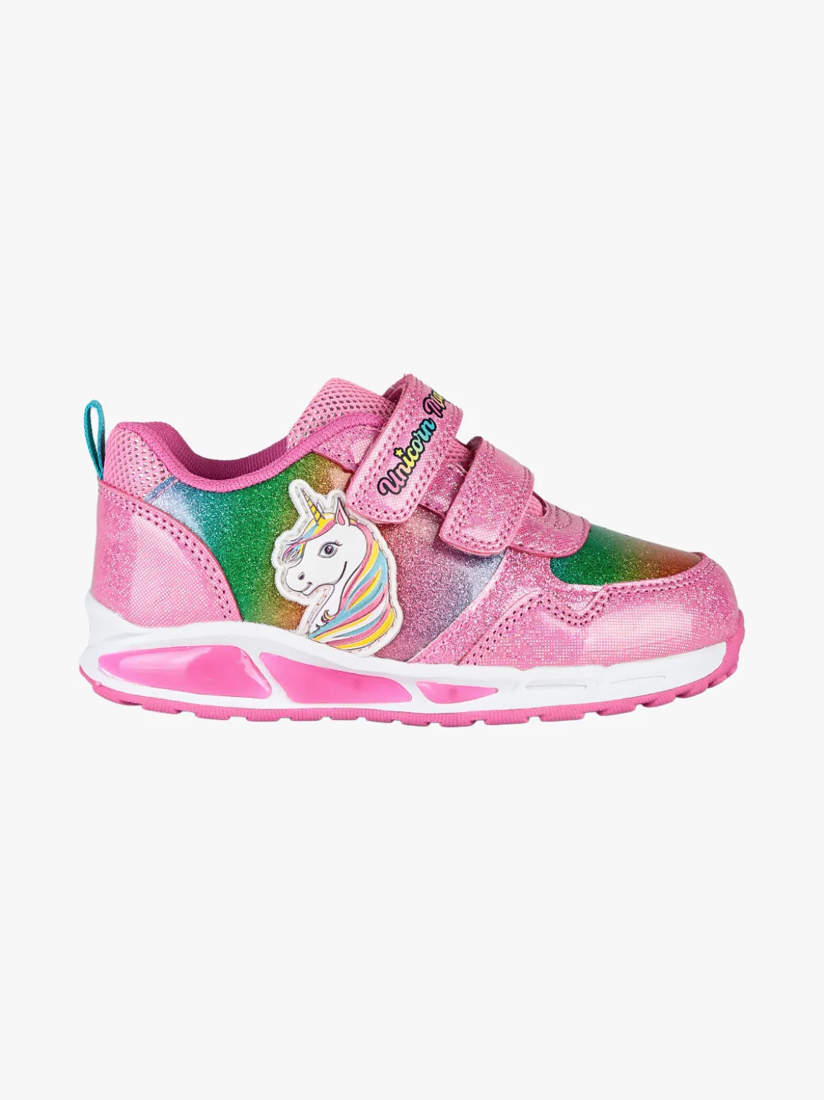 Unicorn Sneakers da bambina unicorno con strappi e luci