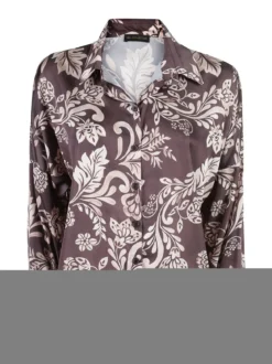 Unique Camicia donna a fantasia - marrone