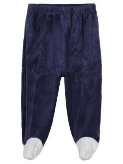 Urchin Completo lungo da neonato in ciniglia con accessori - grigio