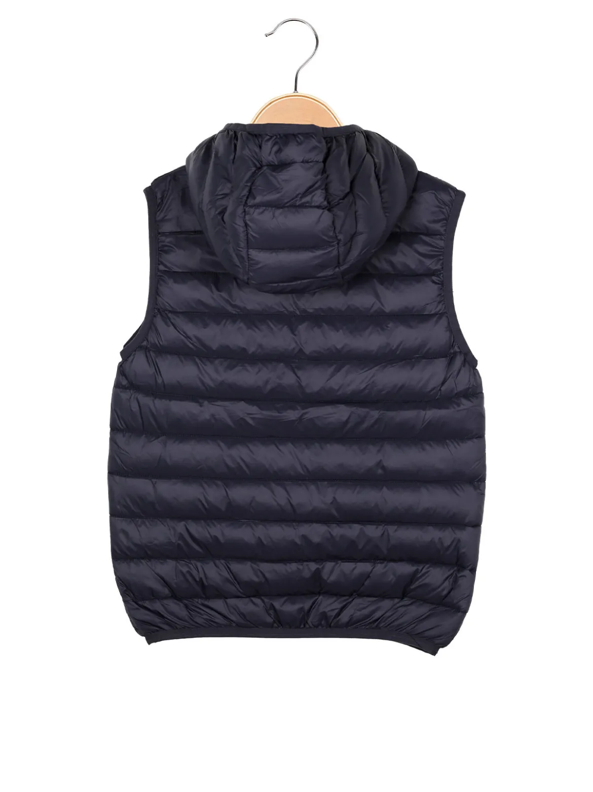 Urchin Gilet imbottito da bambino con cappuccio e zip - blu scuro